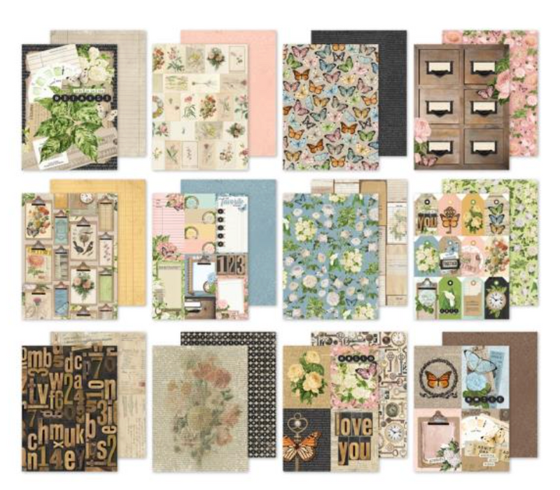 Simple Stories 6x8 Simple Vintage Junk Drawer Paper Pad {B504}