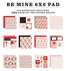 Carta Bella 6x6 Be Mine Paper Pad {B407}