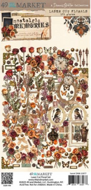 49 and Market Nostalgic Memories Floral Laser Cut Outs {B201}