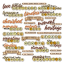 49 and Market Nostalgic Memories Chipboard Words Set {C417}