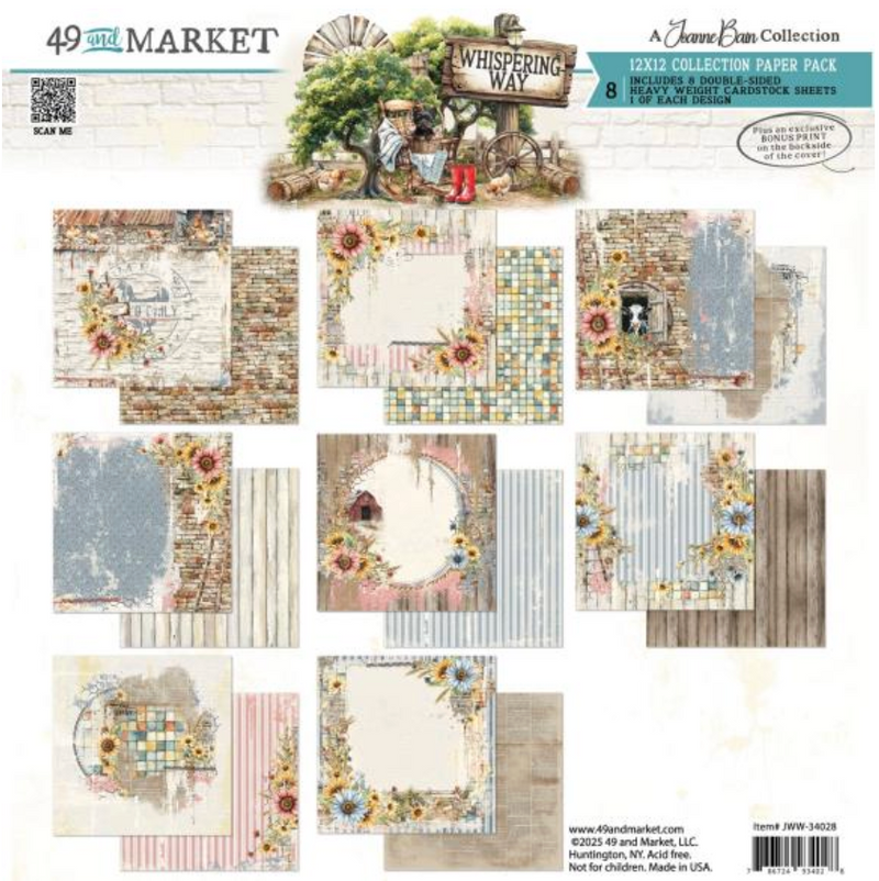 49 and Market 12x12 Whispering Way Collection Pack {B502}