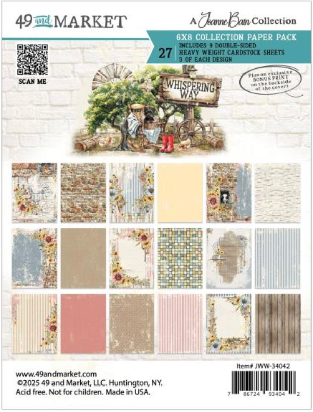 49 and Market 6x8 Whispering Way Collection Pack {B310}