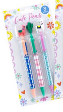 EK Success Cute Pens - 3PK.