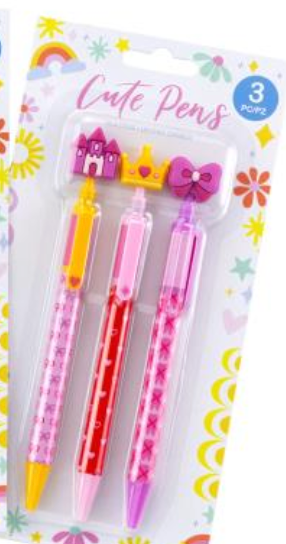 EK Success Cute Pens - 3PK.
