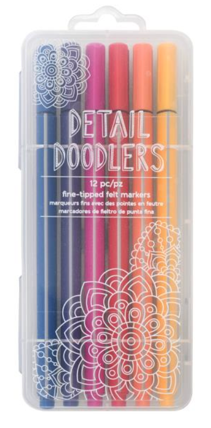 American Crafts Fine Felt Tip Detail Doodlers