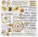 49 and Market Whispering Way Chipboard Set {B507}