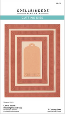 Spellbinders Linear Touch Rectangles and Tag Etched Dies {D144}