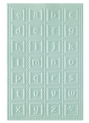 Spellbinders Simple Stories Classic Pooh Baby Blocks 3D Embossing Folder