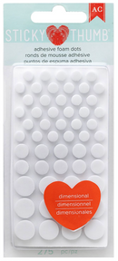 American Crafts Sticky Thumb Assorted Dimensional Adhesive Foam