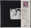 MBI Black 8x8 Fashion Fabric Post Bound Album w/Window {C206}
