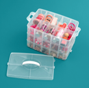 We R Makers 3 Tier Translucent Plastic Storage Box {F210}