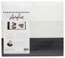 Heidi Swapp 12x12 Navy Stripe Post Bound Album {F204}