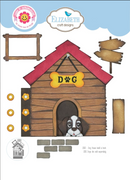 Elizabeth Craft Designs Dog House Build a Book Die Set {W16}