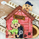 Elizabeth Craft Designs Dog House Build a Book Die Set {W16}