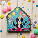 Elizabeth Craft Designs Dog House Build a Book Die Set {W16}