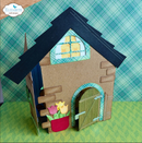 Elizabeth Craft Designs Dog House Build a Book Die Set {W16}