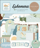 Carta Bella Little Lullabies Baby Boy Icons Ephemera {D137}