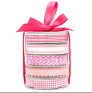 American Crafts Spring Pink Premium Ribbon & Twine - 5pk. {G95}