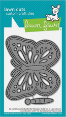 Lawn Fawn Ta Da! Diorama! Butterfly Window Add On Custom Craft Die {D194}