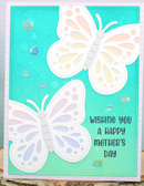 Lawn Fawn Ta Da! Diorama! Butterfly Window Add On Custom Craft Die {D194}