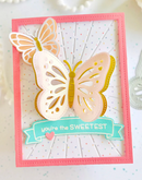 Lawn Fawn Ta Da! Diorama! Butterfly Window Add On Custom Craft Die {D194}