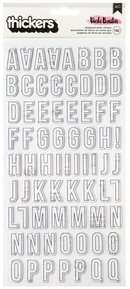 American Crafts Vicki Boutin Alpha Mixed Media Thickers Stickers {C300}