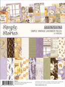 Simple Stories 6x8 Simple Vintage Lavender Fields Paper Pad