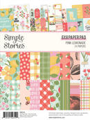 Simple Stories 6x8 Pink Lemonade Paper Pad {B412}