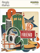 Simple Stories Rustic Legend Bits & Pieces Ephemera {G147}