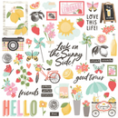 Simple Stories Pink Lemonade Chipboard Pieces {B622}