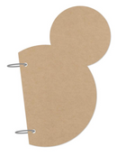 Simple Stories Mouse Ear SN@P! Mini Chipboard Album {B03}