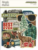 Simple Stories Rustic Legend Chipboard Pieces {B407}