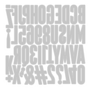 Sizzix Tim Holtz Alphanumeric Bulletin Thinlits Dies {W74}