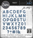 Sizzix Tim Holtz Alphanumeric Bold Thinlits Dies {W08}