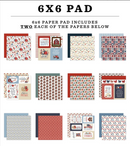 Carta Bella 6x6 Americana Summer Paper Pad