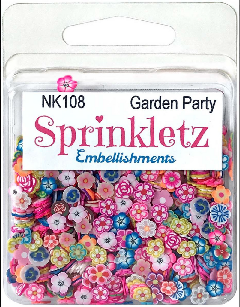 Sprinklet Buttons Galore Garden Party Sprinkletz Embellishments {G32}