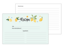 Carta Bella 4x6 Lemonade Recipe Cards {G48}