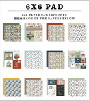 Echo Park 6x6 It's Time to Travel Paper Pad {B422}