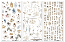 49 and Market 6x12 Faded Memory Lane Rub-On Transfers Set {F322}
