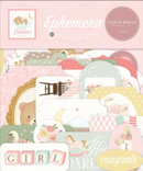 Carta Bella Little Lullabies Baby Girl Icons Ephemera {D141}
