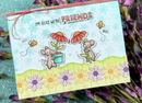 Lawn Fawn Daisy Border Custom Craft Die {G104}