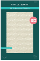 Spellbinders Harlequin 3D Embossing Folder {F06}