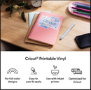 Cricut 8.5x11 White US Letter Printable Vinyl {W153}