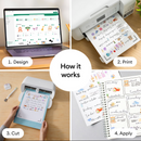 Cricut 8.5x11 White US Letter Printable Vinyl {W153}