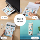 Cricut 8.5x11 White Printable Sticker Paper {X175}