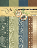 Graphic 45 8.5x11 Adventure Awaits Patterns & Solids Collection Pack {B123}