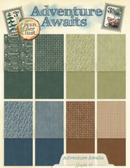 Graphic 45 8.5x11 Adventure Awaits Patterns & Solids Collection Pack {B123}