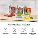 Cricut 8.5x11 Transparent Holographic Waterproof Printable Sticker Paper {X174}