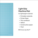 Cricut Joy Xtra 8.5x12 Blue Light Grip Machine Mat {F611}