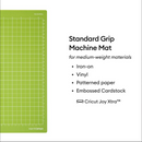 Cricut Joy Xtra 8.5x12 Green Standard Grip Machine Mat {K34}